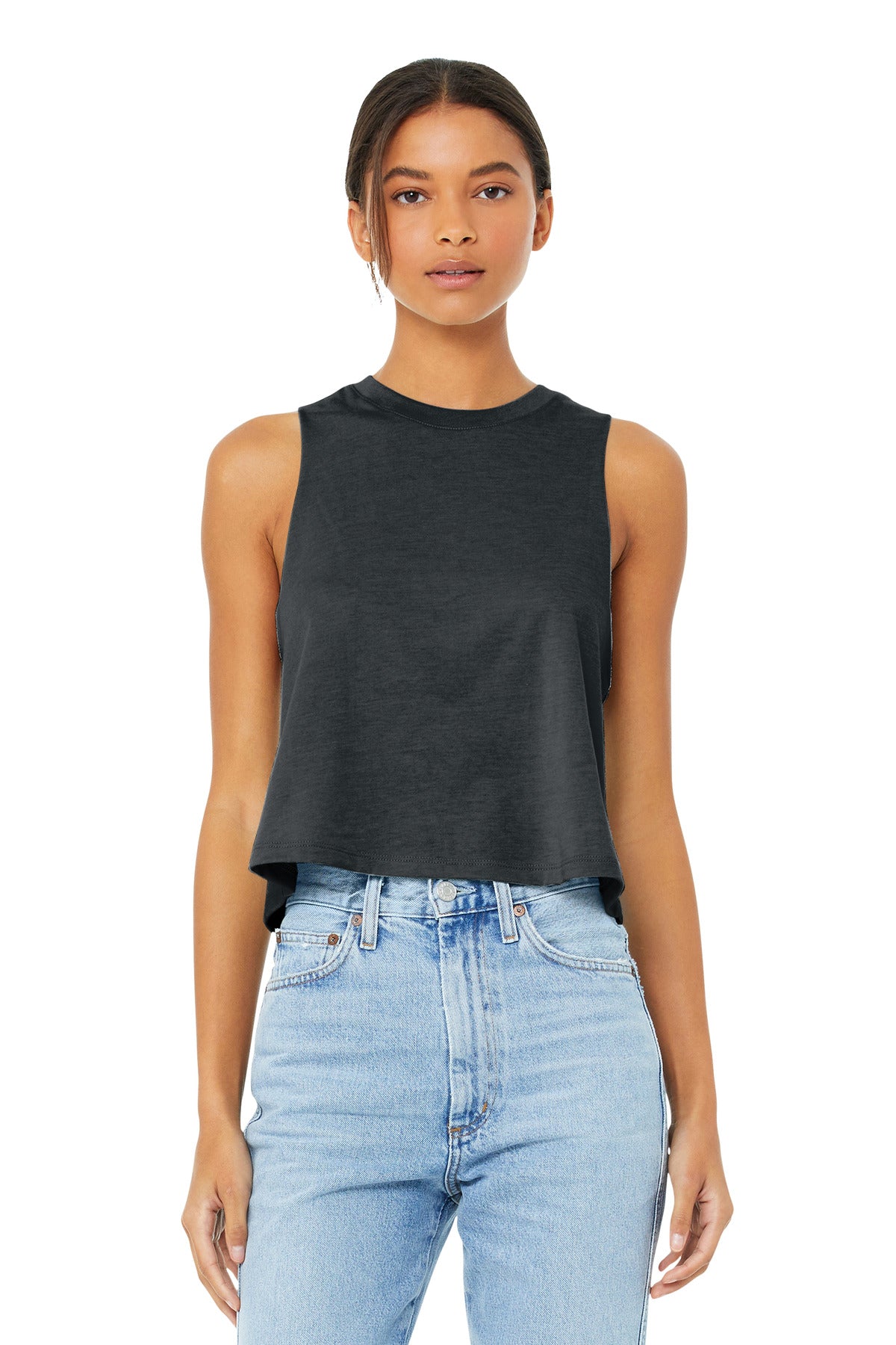 BELLA+CANVAS  ®  Women's Racerback Cropped Tank. BC6682