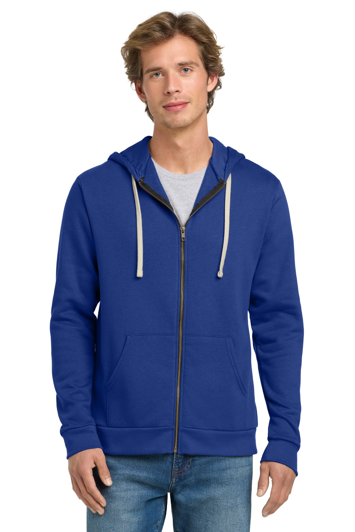 Next Level Apparel ®  Adult Santa Barbara Zip Hoodie. NL9602