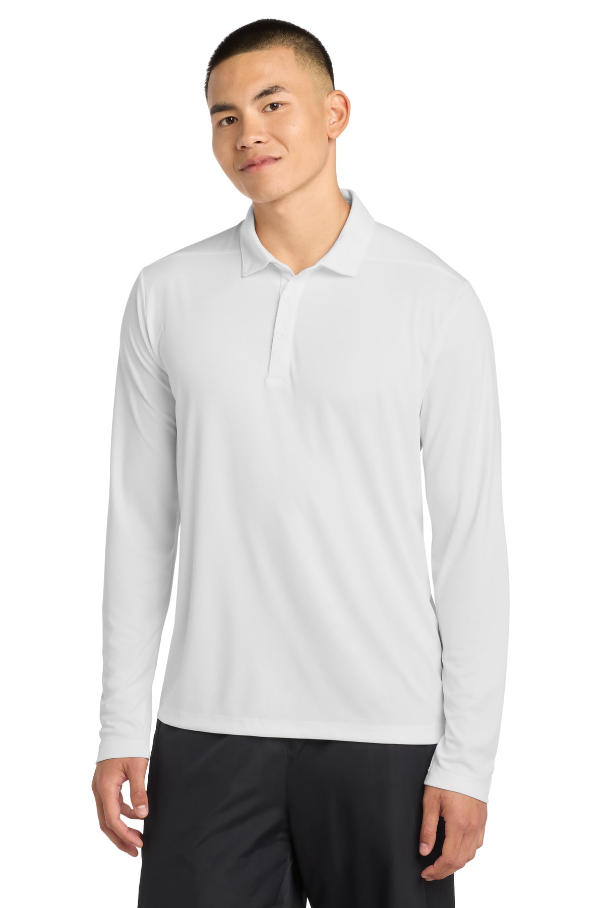 Sport-Tek  ®   Posi-UV ®   Pro Long Sleeve Polo. ST520LS